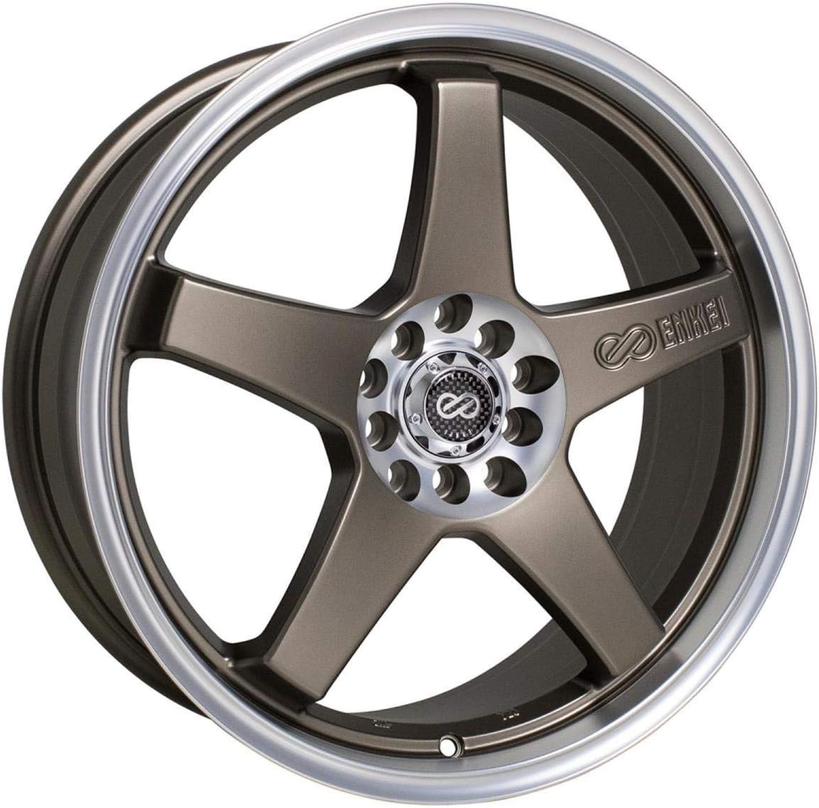 ENKEI - ev5 - 17 Inch Rim x 7 - (4x100/4x4.5) Offset (45) Wheel Finish - matte bronze with machined lip