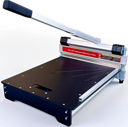 18" Heavy Duty Pro Laminate & Vinyl Floor Cutter, Professional Grade, Versatile, Strong, Full cuts up to 18" Wide and 11\/16" (17mm) Thick and Watch The Demo!