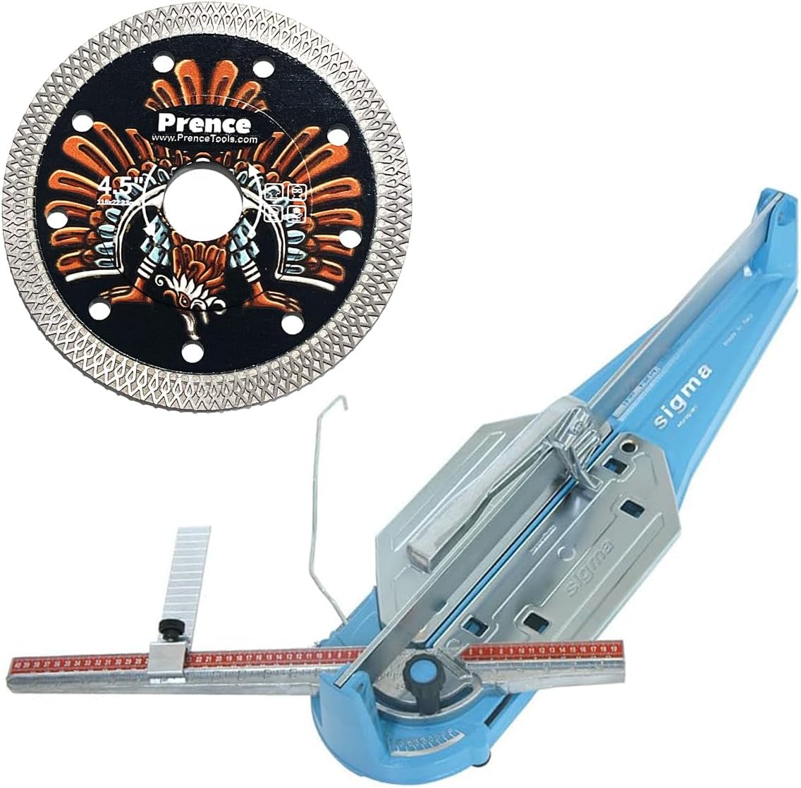 Sigma 26"" Tile PULL Cutter 2B3 + Xpeed 4.5 inch Mesh Blade