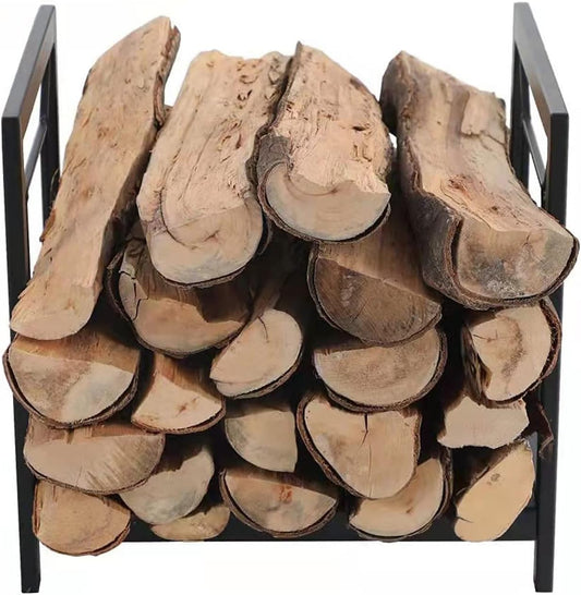 Heavy Duty Indoor Firewood Rack Log Holder Fireplace Tools Outdoor Storage Rack Metal Log Holder