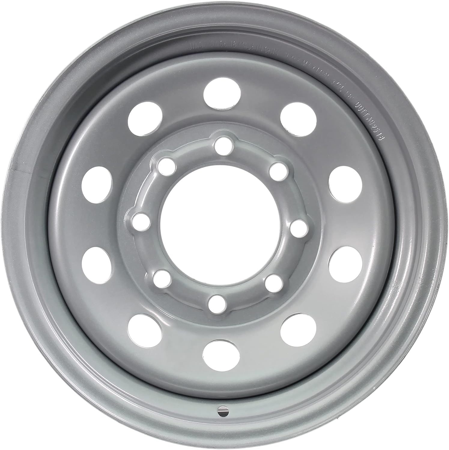 eCustomrim Equipment Trailer Rim Wheel 16" 16X6 8 Hole Bolt Lug Silver Grey Modular