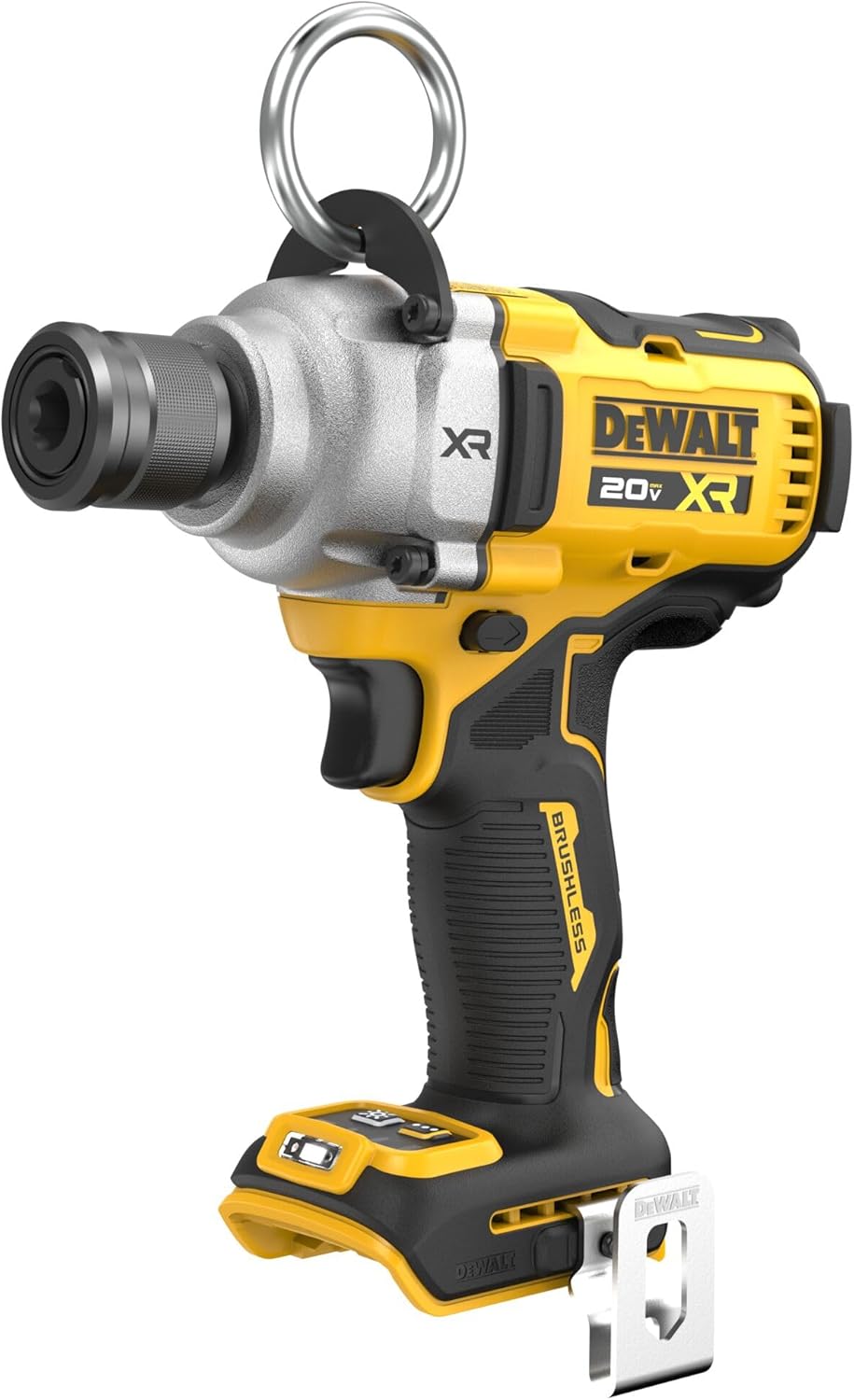 DEWALT Impact Wrench Cordless 7/16 inch 20V MAX XR Brushless Impact Gun, 4-Mode Speed Selection Including Timber Screw, Tool Only (DCF937B)