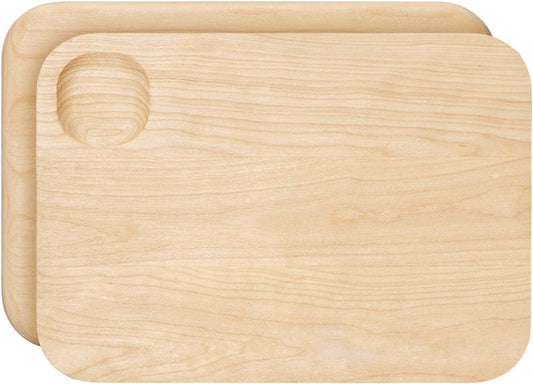 Caraway Cutting Board - Small (10 x 7\u201D) - Double Sided Wood Cutting Board - Made From FSC-Certified Birch Wood - Food-Safe Mineral Oil & Wax Finish