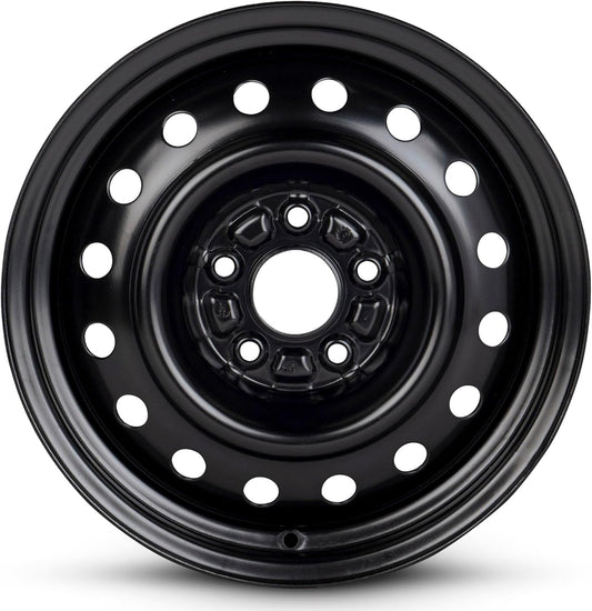 For 03-07 Honda Accord 16 Inch Painted Black Steel Rim - OE Direct Replacement - Road Ready SUV Wheel