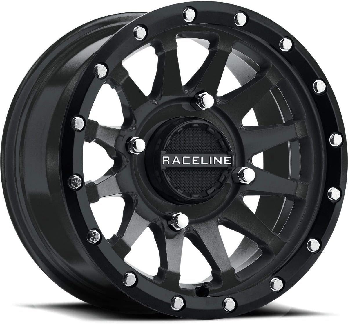 Raceline A95B Trophy 14x7 4x156 +10mm Satin Black Wheel Rim 14" Inch