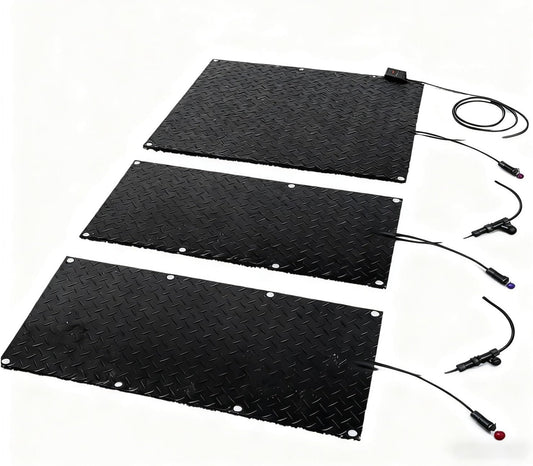 Electric Snow Melting Mat, Heated Snow Melting Mats Outdoor Waterproof Anti-Leakage Safety, Instant Heat for Walkways, Stairs, Driveways, Durable Non-Slip Winter Mats for Homeowners