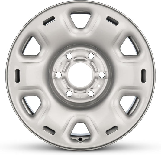 For 2016-2024 Nissan Titan XD 17 Inch Silver Steel - Genuine OEM Rim - Road Ready Truck Wheel