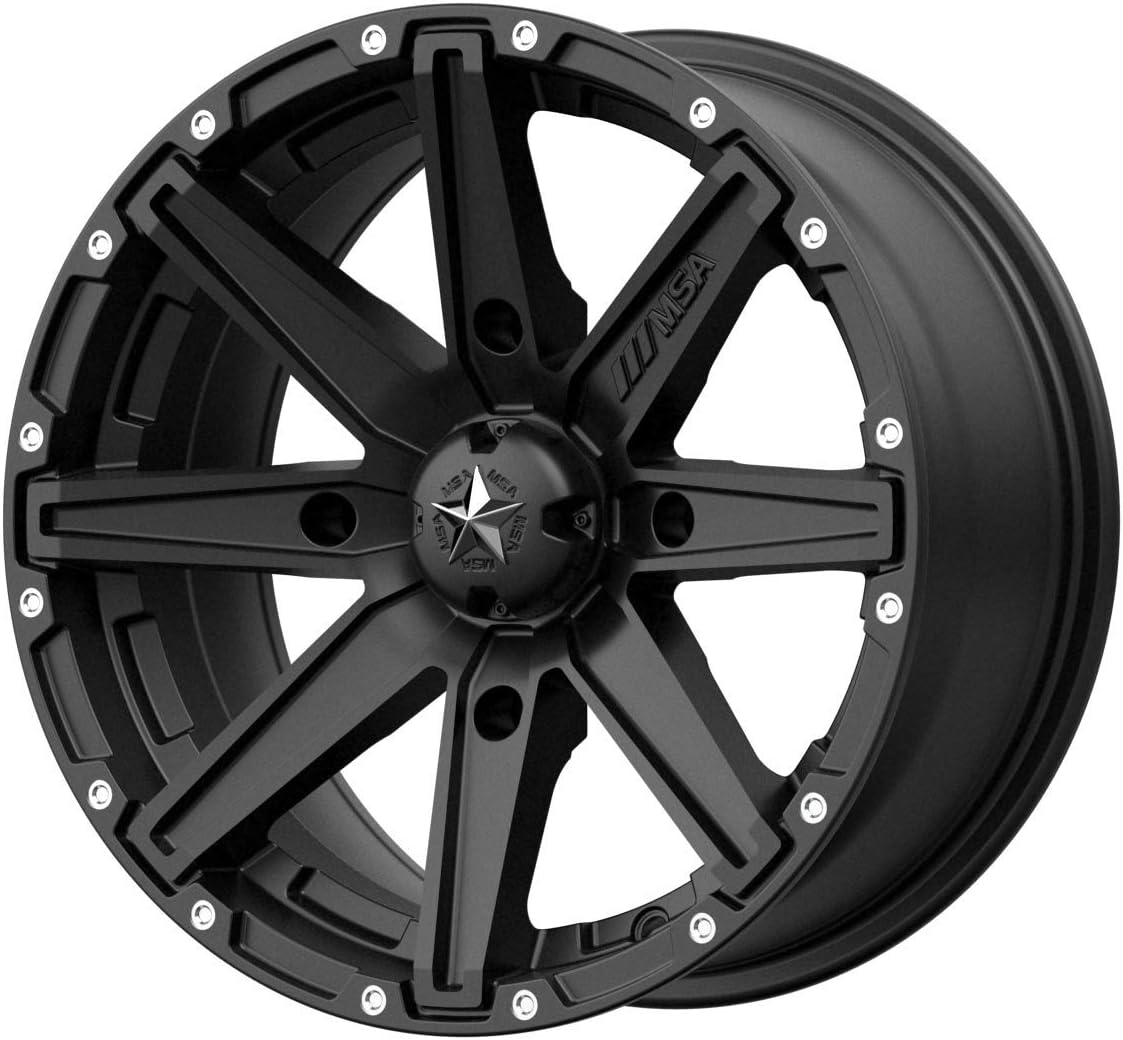MSA Offroad Wheels MA33 15X7 4X156 S-BLK 10MM - M33-05756