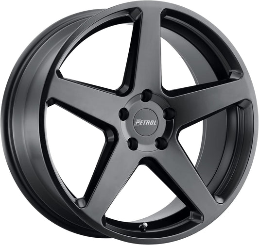 Petrol Petrol P2C Custom Wheel - 18X8, 40 Offset, 5X105 Bolt Pattern, 72.1Mm Hub - Semi Gloss Black Rim