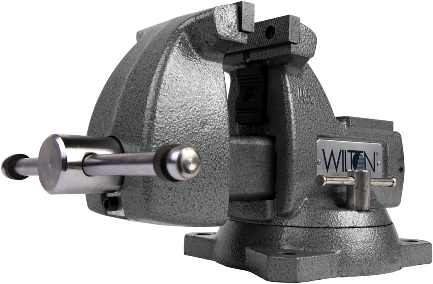 Wilton Mechanics Bench Vise, 4" Jaw Width, 4-1\/2" Jaw Opening, 3-7\/16" Throat (Model 744)