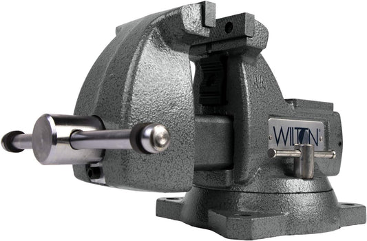 Wilton Mechanics Bench Vise, 4" Jaw Width, 4-1\/2" Jaw Opening, 3-7\/16" Throat (Model 744)