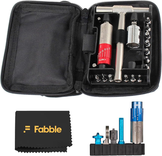 Fix It Sticks 15-65 Inch All-In-One Torque Driver Kit with T-Way Wrench Bundle with Red Dot Optics Expansion Pack, Mini Torque Driver, Tools & Case – Precision Maintenance Kit