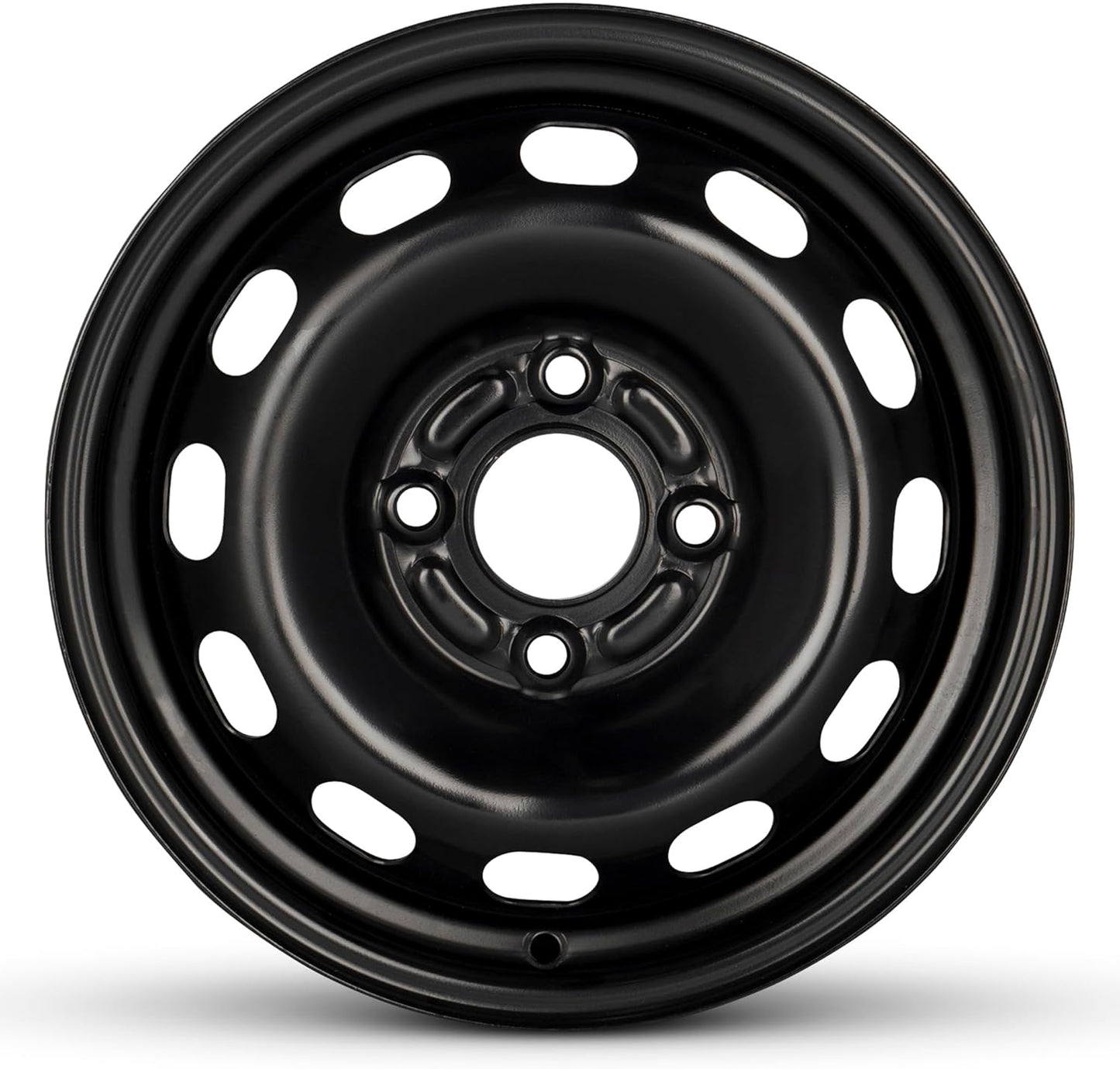For 1995-2000 Ford Contour 14 Inch Painted Black Rim - OE Direct Replacement - Road Ready Car Wheel