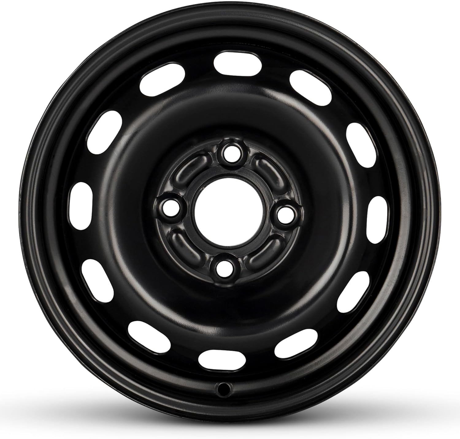 For 1995-2000 Ford Contour 14 Inch Painted Black Rim - OE Direct Replacement - Road Ready Car Wheel