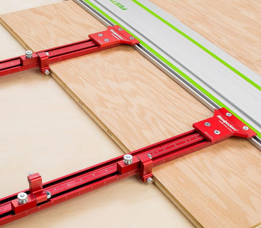 Woodpeckers Parallel Guide System, Inch Version, Precision Ripping With Your Track Saw, Fits Major Brands Track Saw Guide Rails - PGSI-NC-19