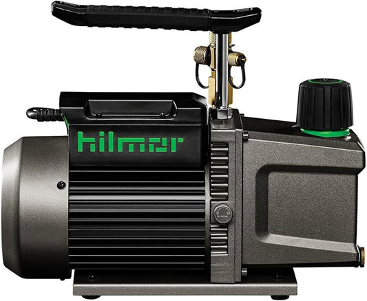 Hilmor 1948121 HVAC 5 CFM Vacuum Pump for HVAC Tools and Equipment, 120 Volts, 1\/2 Horsepower, 11 oz. Oil Capacity, 7.5 amps, 3440 RPM