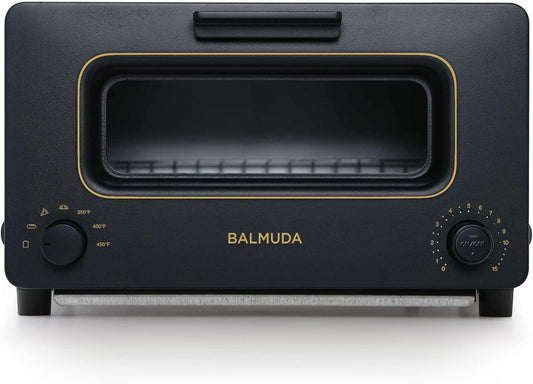 BALMUDA The Toaster | Steam Oven Toaster | 5 Cooking Modes: Sandwich Bread, Artisan Bread, Pizza & Pastry, Oven | Precise Heat Control | Steam Technology | Baking Pan | US Version | Black