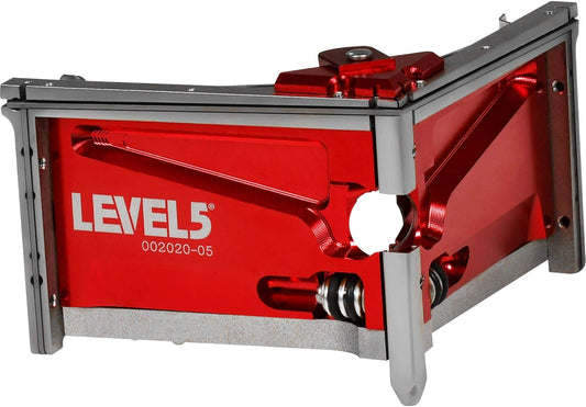 LEVEL5 4 Inch Corner Finisher\/Angle Head | Professionally Finish Corner Joints | for Drywall Sheetrock Gyprock and Wallboard | High-Grade Steel and Aluminum Parts | 4-735