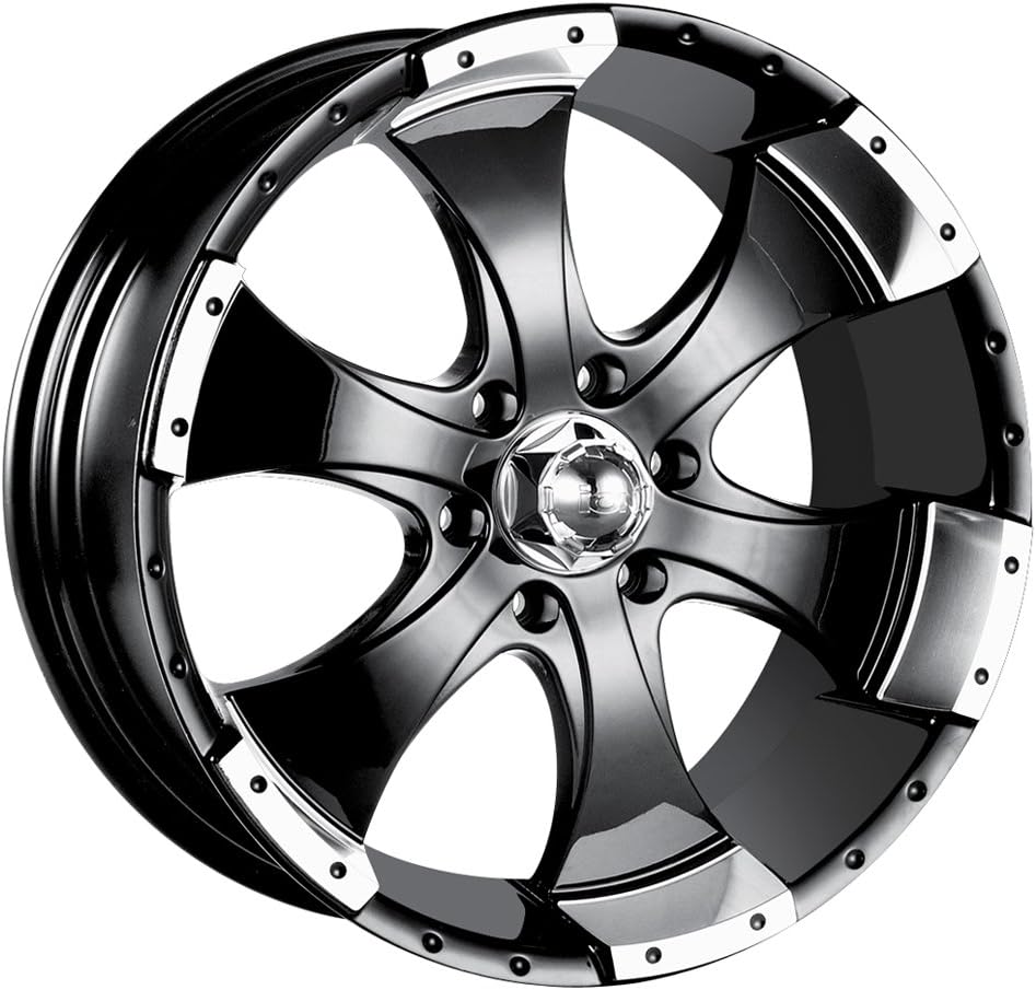 Ion Alloy 136 Black Machined Wheel (15x6"\/5x114.3mm)