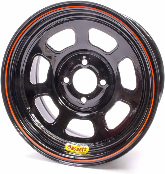 47SH2 Black Lightweight D-Hole Wheel Size: 14" x 7"
