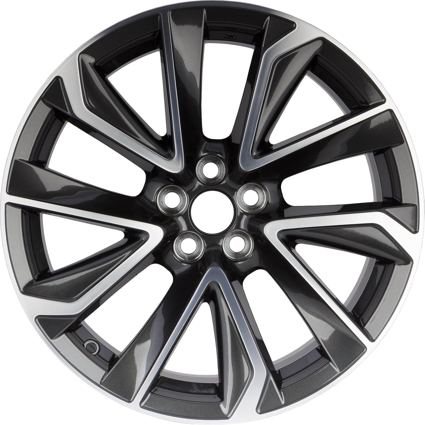 Replacacement New 18"x8" Premium Charcoal Grey Aluminum Alloy Wheel Rim Fits 2019, 2020,2021 FIts Toyota Corolla | ALY75236U30N | Direct Fit - OE Stock Specs