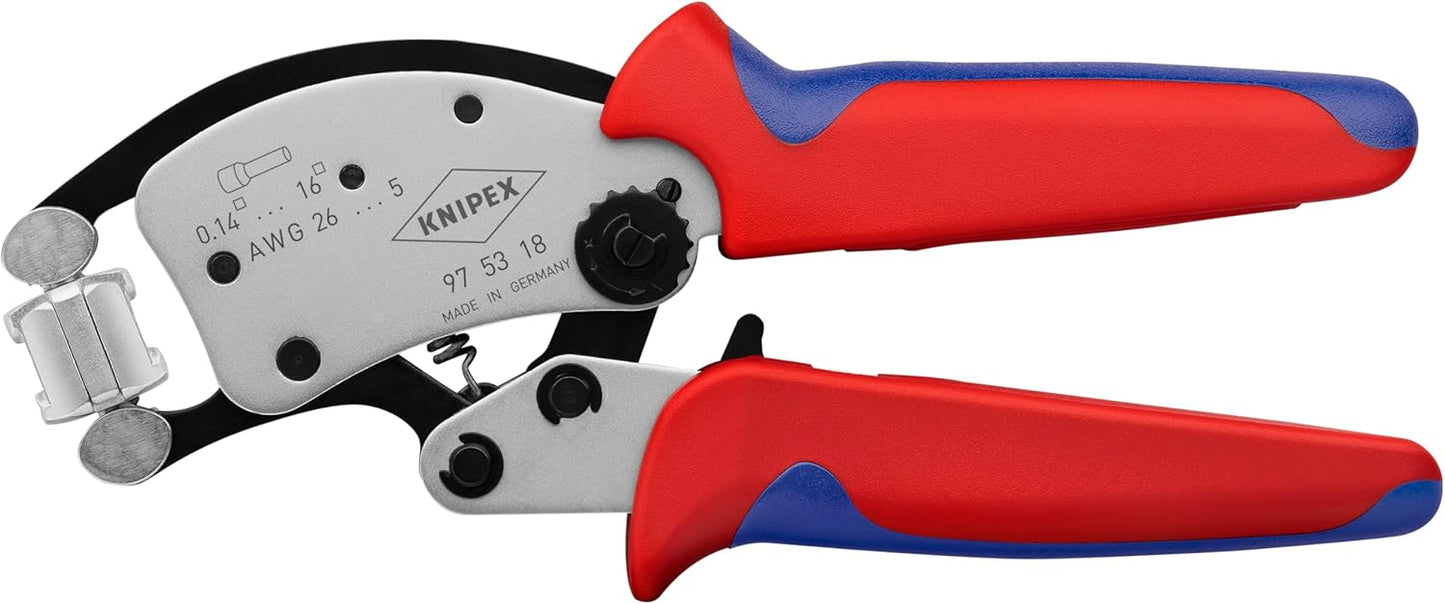 Knipex Tools 97 53 18 Self-Adjusting Crimping Pliers