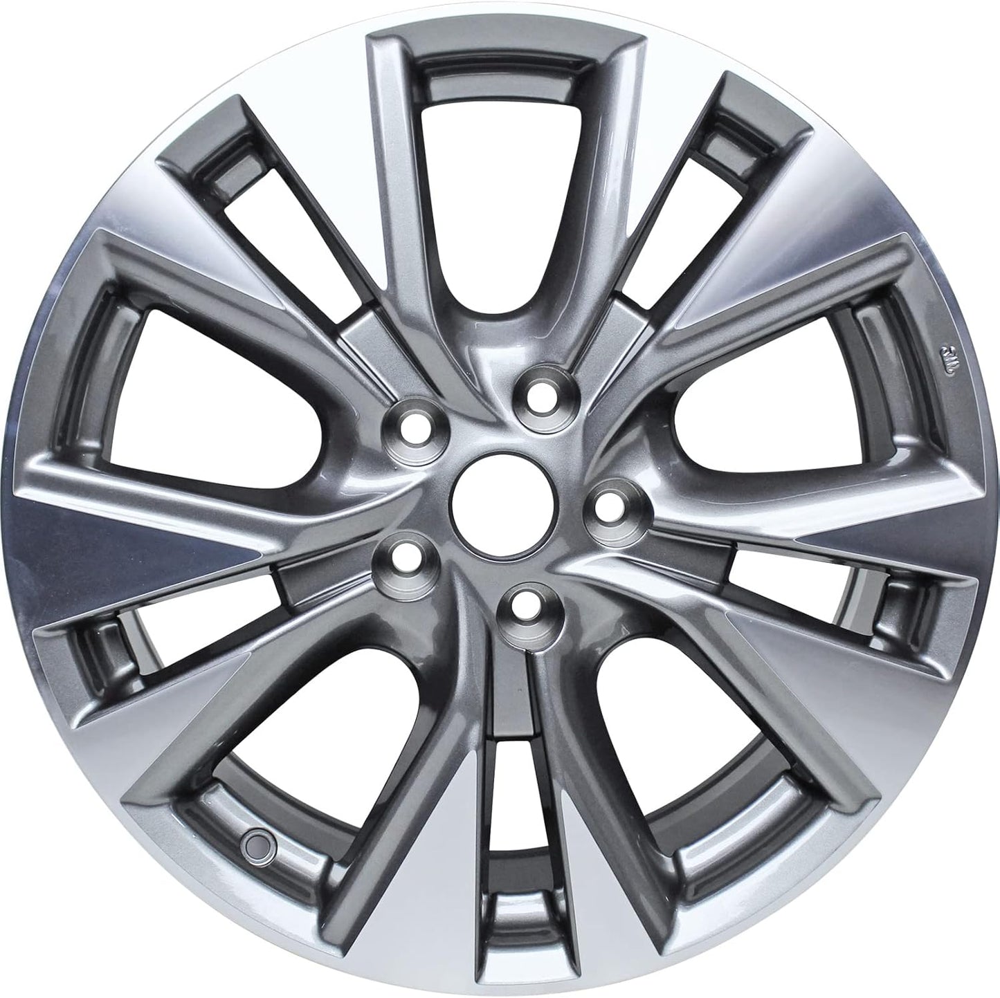 New 18x7.5 inch 18 Inch Premium Aluminum Alloy Wheel Rim for 2015 2016 2017 2018 2019 Nissan Murano | ALY62706U35N | Direct Fit - OE Stock Specs, Machined and Grey