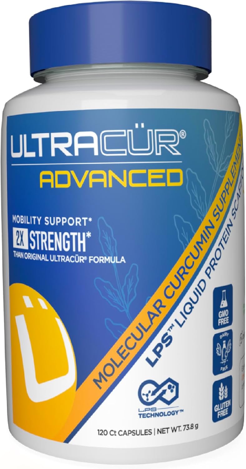 Advanced Joint Support Supplement with High Absorption Curcumin - Extra Strength Protisorb Liquid Protein Scaffold - Supports Mobility & Flexibility with Devils Claw & Boswellia - 60 Capsules