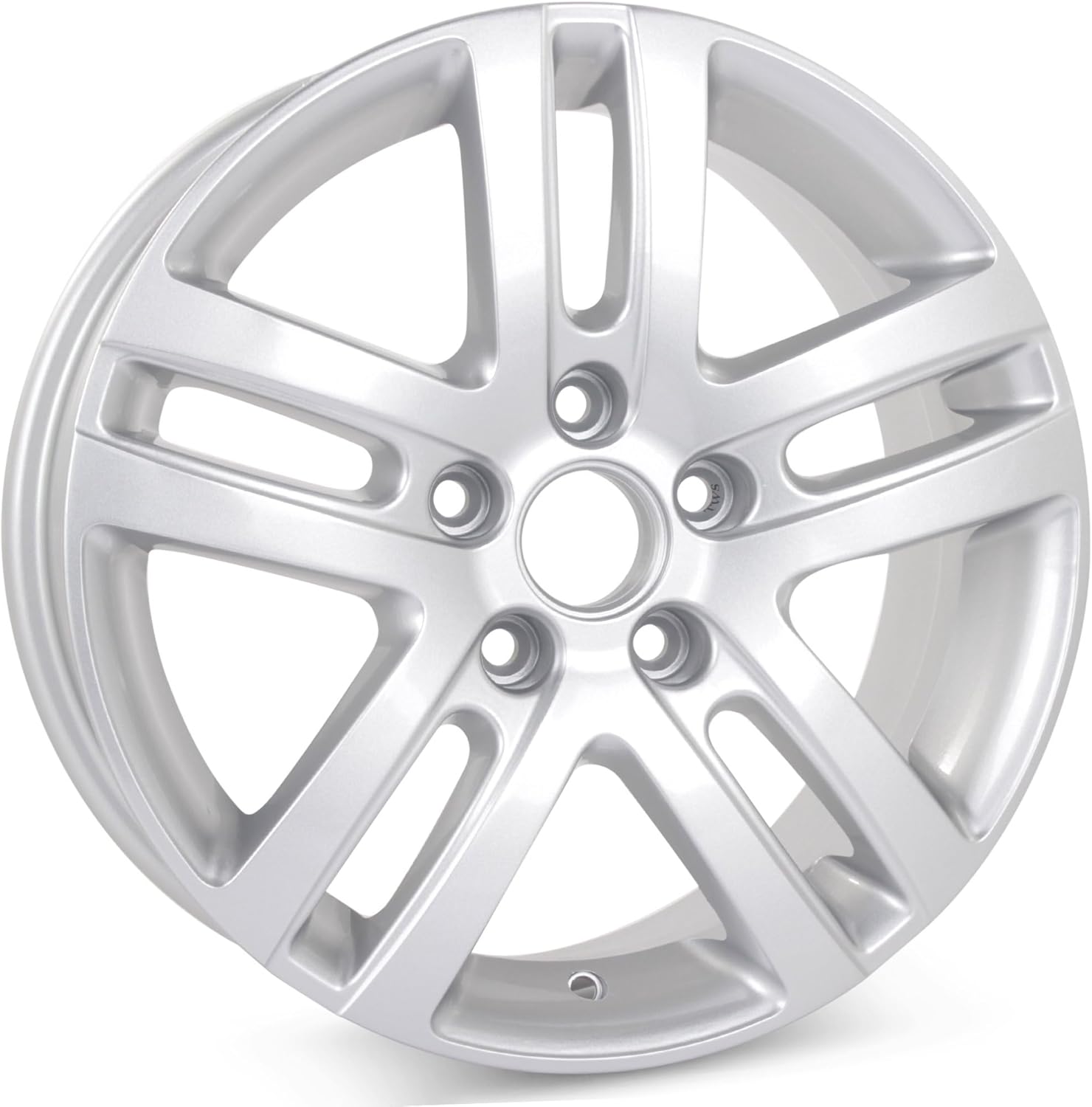 New 16" Alloy Replacement Wheel for Volkswagen Jetta VW 2005 2006 2007 2008 2009 2010 2011 2012 2013 2014 2015 2016 2017 2018 Silver Rim 69812