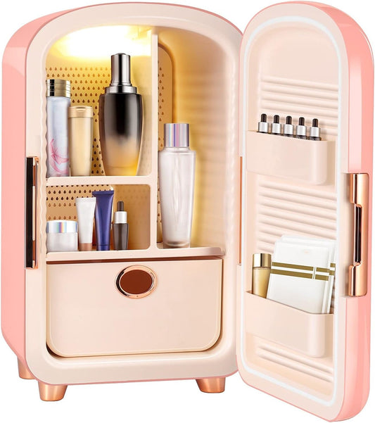 110V-240V 12L Pink Mini Fridge