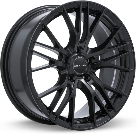 RTX VERTEX Custom Wheel - 18x8, 40 Offset, 5x114.3 Bolt Pattern, 73.1mm Hub - Satin Black Rim