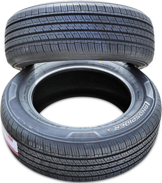 Set of 2 (TWO) Landspider Citytraxx H/T All-Season Truck/SUV Highway Radial Tires-245/70R16 245/70/16 245/70-16 111H Load Range XL 4-Ply BSW Black Side Wall UTQG 480AA