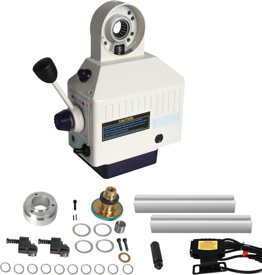 RATTMMOTOR BJS-235 Power Feed 650 in-lb Torque, 0-210RPM, 110V Milling Machine Table Power Feed Mill Feeder for Bridgeport and Some Knee Type Milling Machine (Y-Axis)