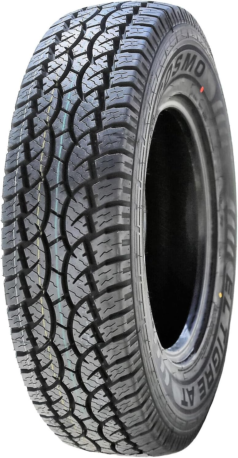 Cosmo Tires El Tigre AT A/T All-Terrain Off-Road Light Truck Radial Tire-LT225/75R16 225/75/16 225/75-16 115/112S Load Range E LRE 10-Ply BSW Black Side Wall