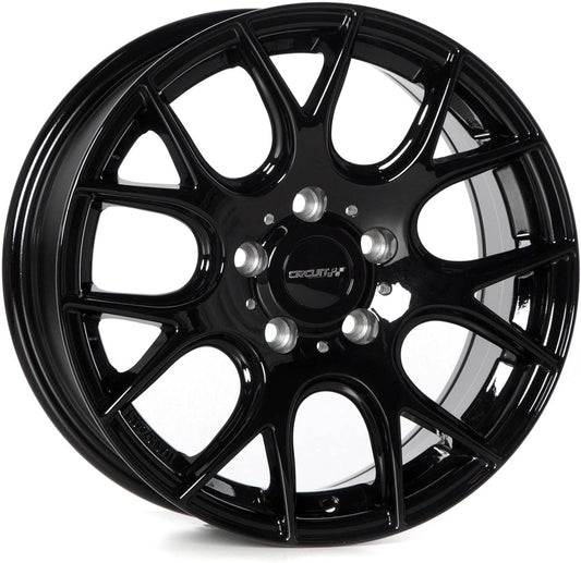 Circuit Performance CP31 16x7 Wheel Gloss Black 5x114.3 Bolt Pattern, 16 Inch, +40mm Offset, 73.1mm CB, Compatible with Honda Civic, Accord, CR-V, Toyota Camry, etc