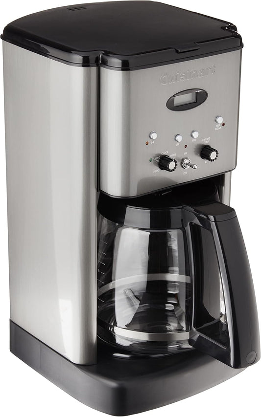 Cuisinart 12 Cup Brew Central Maker Coffee Maker2, Black Stainless Steel, DCC-1200BKSNAS