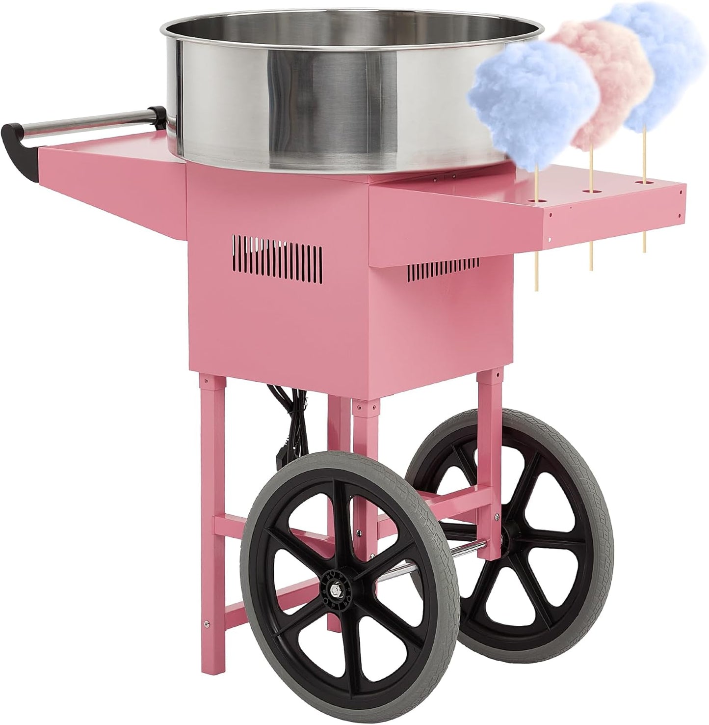 MHT-123 Makers Cotton Candy Machine, With Cart, Pink
