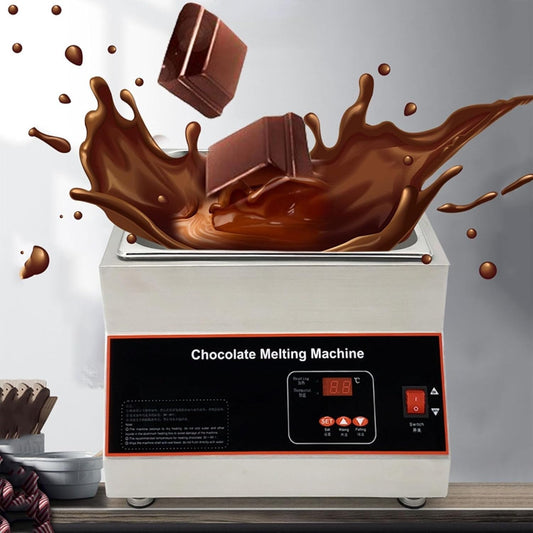 Electric Chocolate Melting Pot, Digital Control Chocolate Tempering Machine, 1\/2\/4 Tanks for 10L of Chocolate, Chocolate Melting Machine for Party,Cafe,Tea Shop 0℃~85℃ (Color : 4tank)