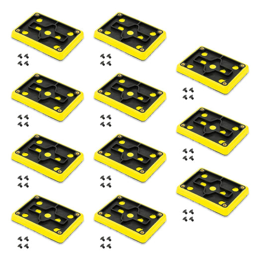 Tool Guy Republic 3" x 4" Sanding Backup Pad - Non Vacuum, Hook and Loop (10 + 1 Bonus Pad)