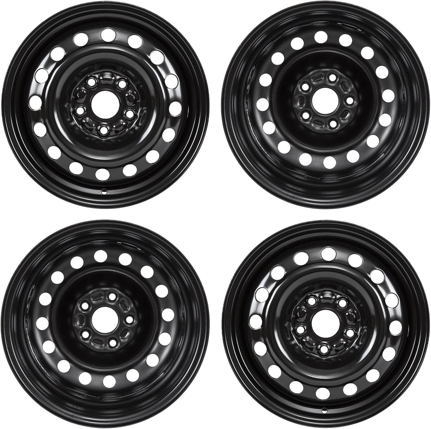 New 16 Inch 16 X 6.5 Inch Steel Wheels Rim for Toyota Camry 2018-2024, Direct Replacement Rim, Black (1)