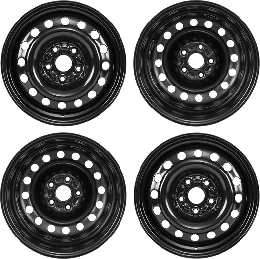 New 16 Inch 16 X 6.5 Inch Steel Wheels Rim for Toyota Camry 2018-2024, Direct Replacement Rim, Black (1)