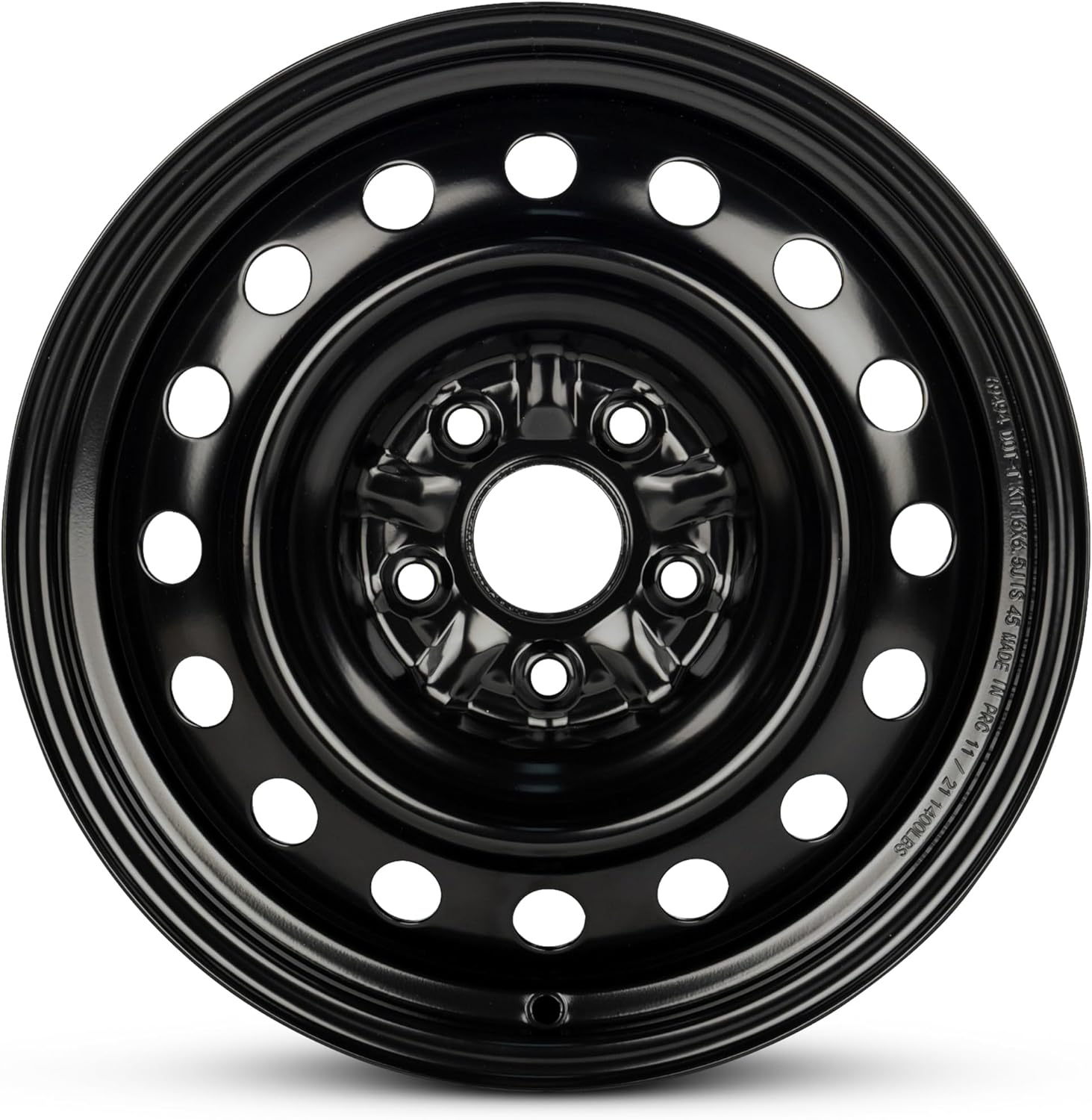 For 2004-2010 Toyota Sienna 16 Inch Painted Black Rim - OE Direct Replacement - Road Ready Car Wheel