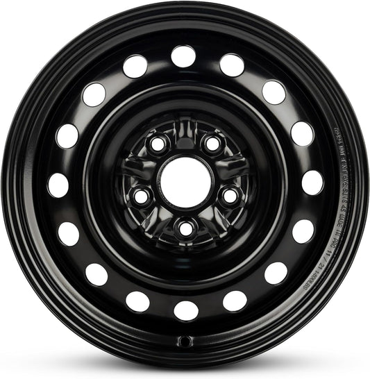 For 2009-2013 Toyota Matrix 16 Inch Painted Black Rim - OE Direct Replacement - Road Ready Car Wheel