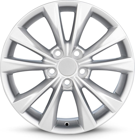 For 2015-2017 Toyota Camry 17 Inch Painted Silver Rim - OE Direct Replacement - Road Ready Car Wheel