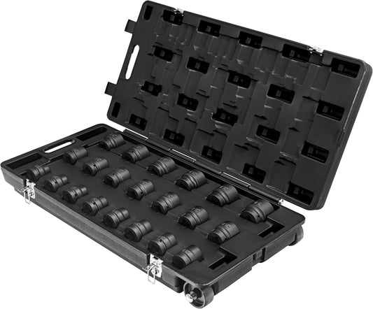 Sunex 5692 1-Inch Drive Fractional SAE 3/4-Inch to 2-Inch Impact Socket Set, 21 piece