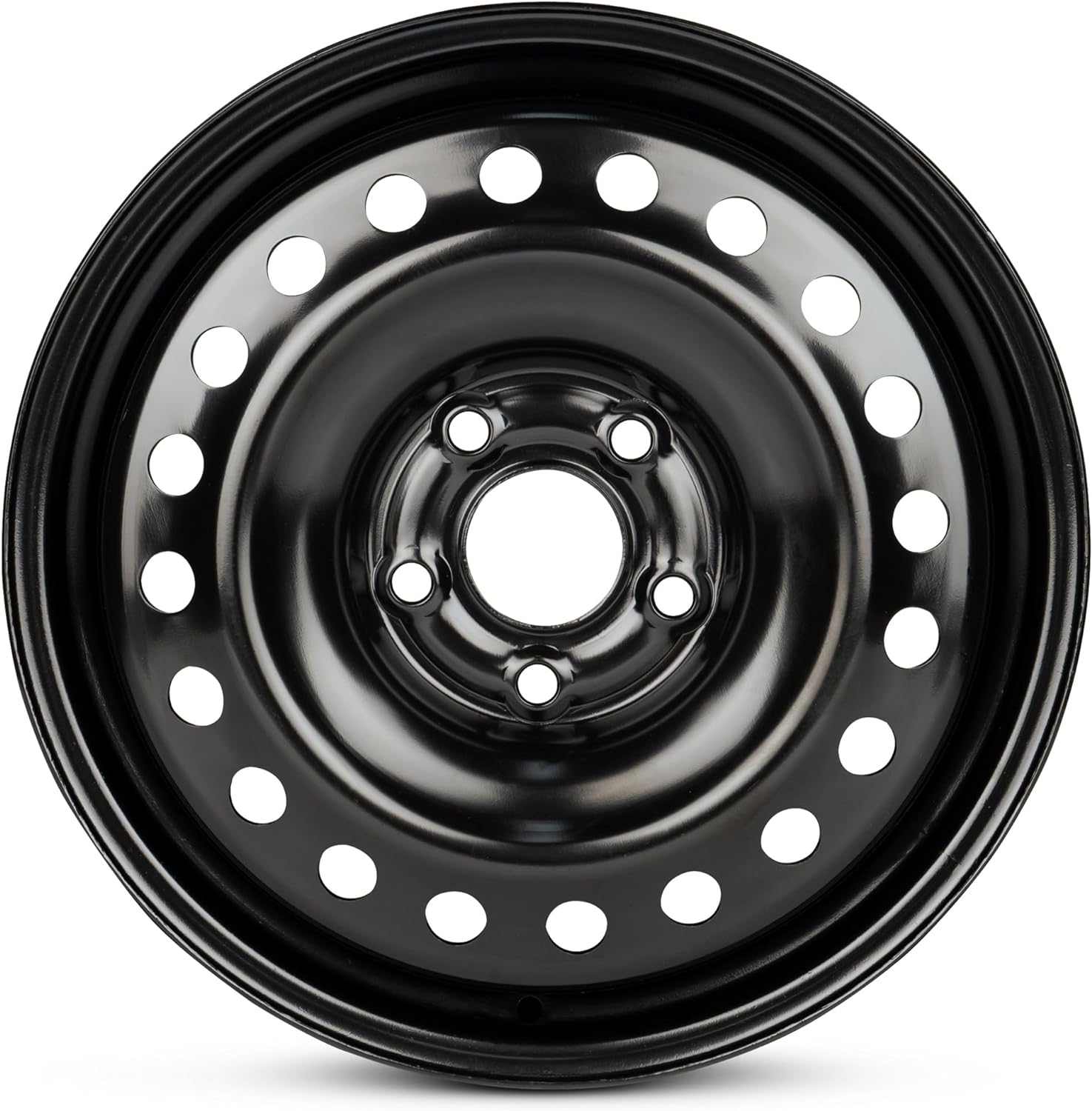 For 2008-2015 Nissan Rouge 16 Inch Painted Black Rim - OE Direct Replacement - Road Ready Car Wheel