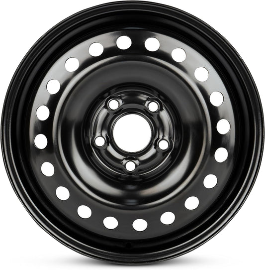 For 2008-2015 Nissan Rouge 16 Inch Painted Black Rim - OE Direct Replacement - Road Ready Car Wheel