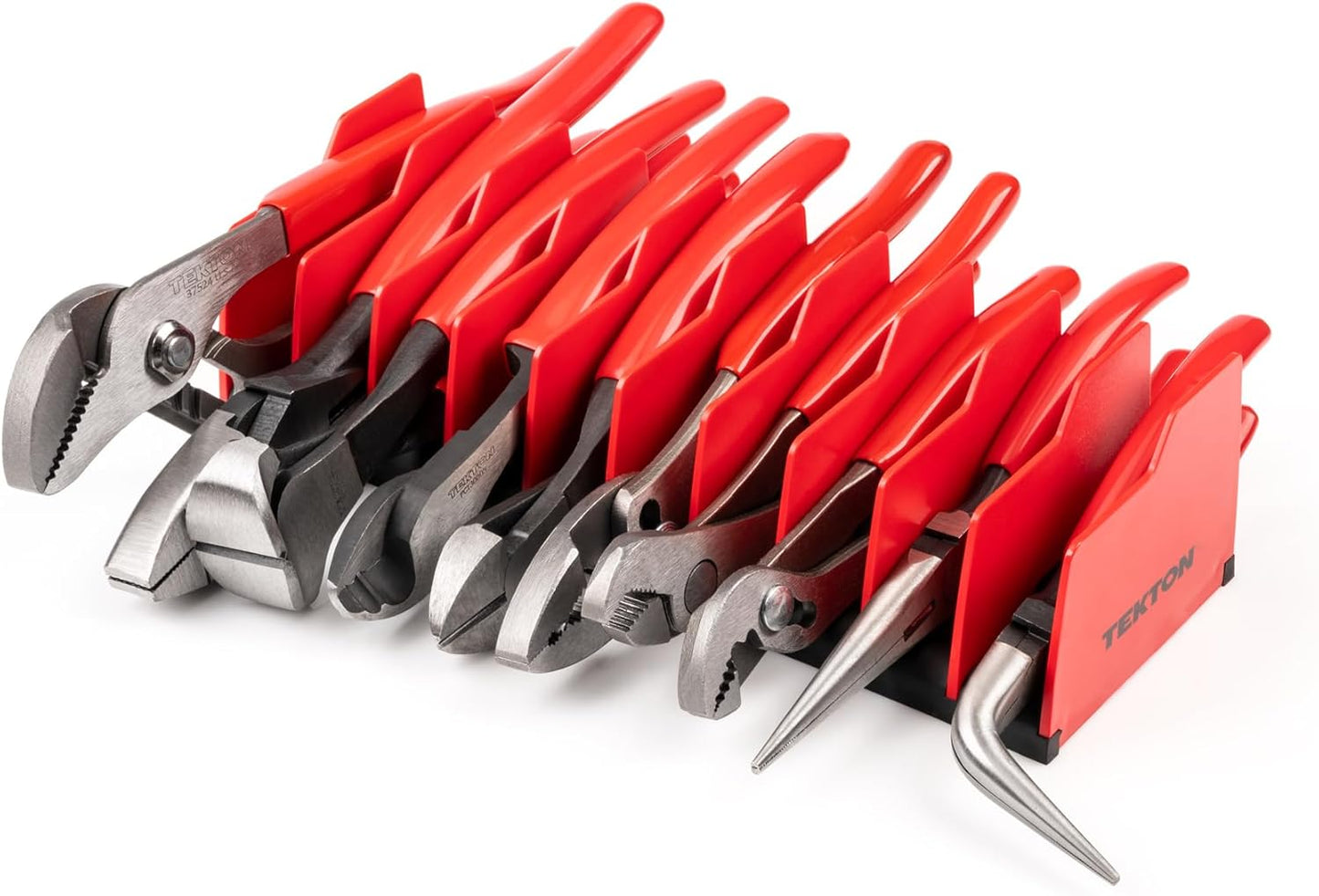 TEKTON Gripping and Cutting Pliers Set with Rack (10-Piece) | PLR99201