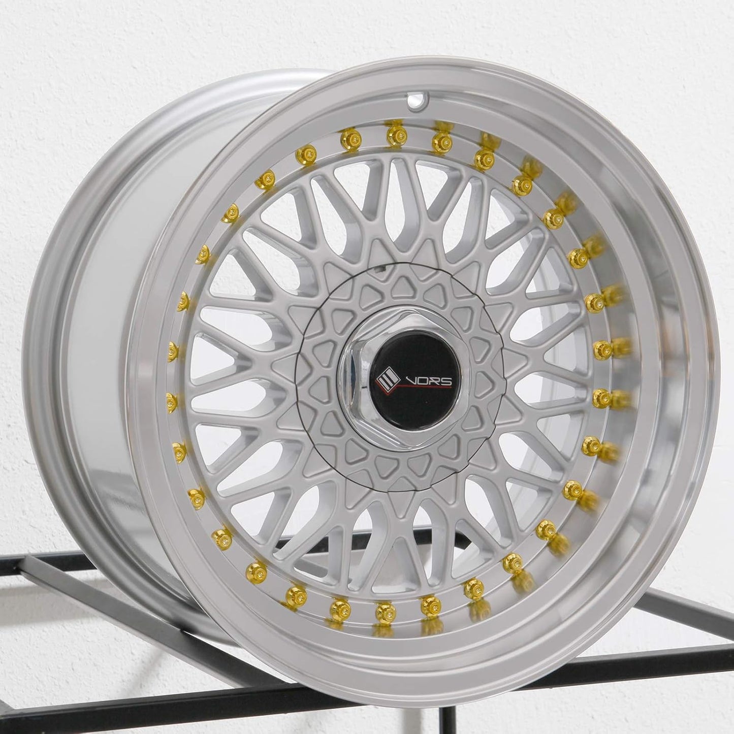 16x8 Vors VR3 4x100/4x114.3 20 Silver Wheel Rim 73.1