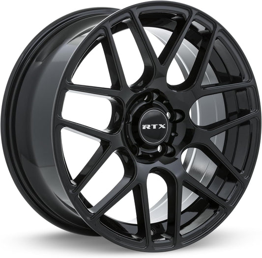 RTX ENVY Custom Wheel - 16x6.5, 38 Offset, 5x105 Bolt Pattern, 56.6mm Hub - Gloss Black Rim